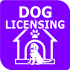 Dog license icon